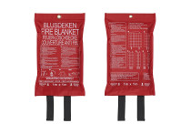 Blusdeken 100x100cm in nylon hoes