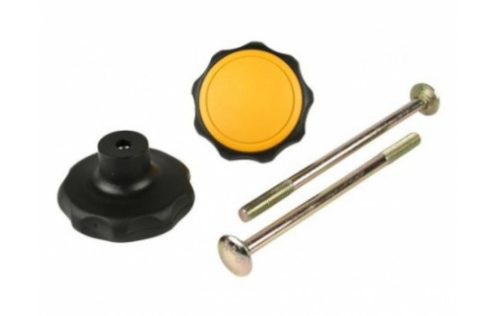 Spinder 10623 ratten svart / gul med bult (2x)