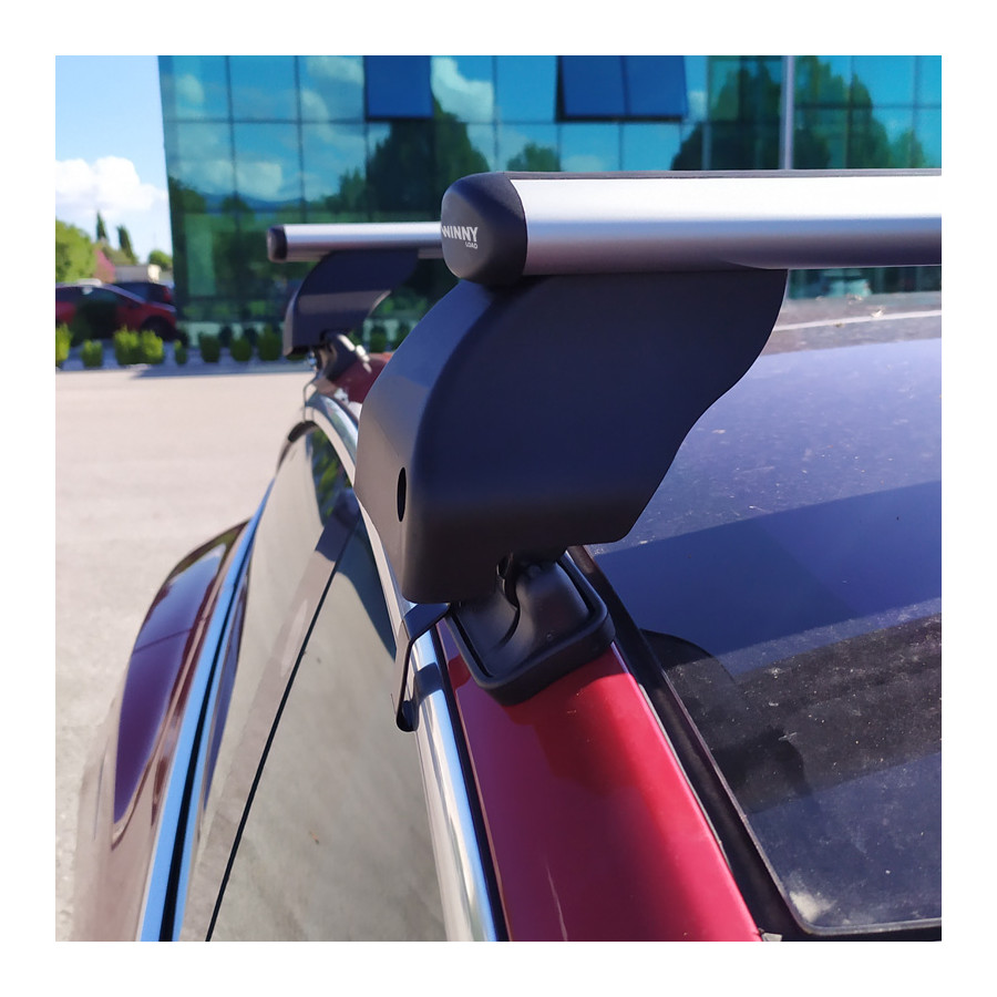 Aluminium Dakdragerset Tesla Model 3 voor o.a. TESLA Winparts.nl Dakdragers auto zonder dakrail
