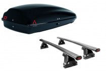 ACE-1 Dakdrager 2 Stuks Aluminium – Compatibel Met Nissan Qashqai 2 (J11) 2017-2021, 75 Kg Draagvermogen, Incl. Slot & Montageset