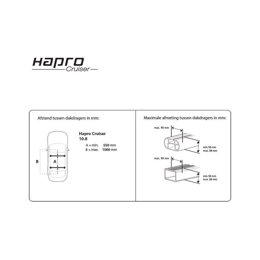 succes idee ethiek Hapro Cruiser 10.8 (600 liter) | Winparts.be - Dakkoffers