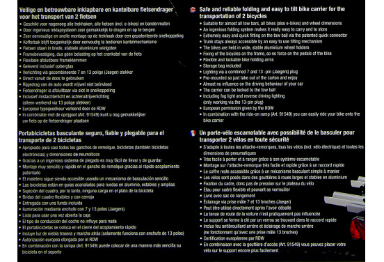 Pro-User Diamant fietsendrager + Gratis opberghoes - 2 fietsen, afbeelding 12