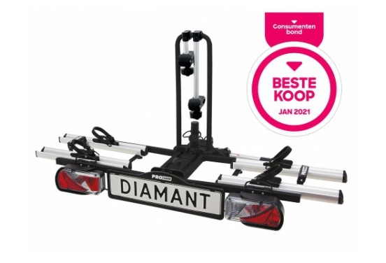 Pro-User Diamant fietsendrager + Gratis opberghoes - 2 fietsen, afbeelding 3