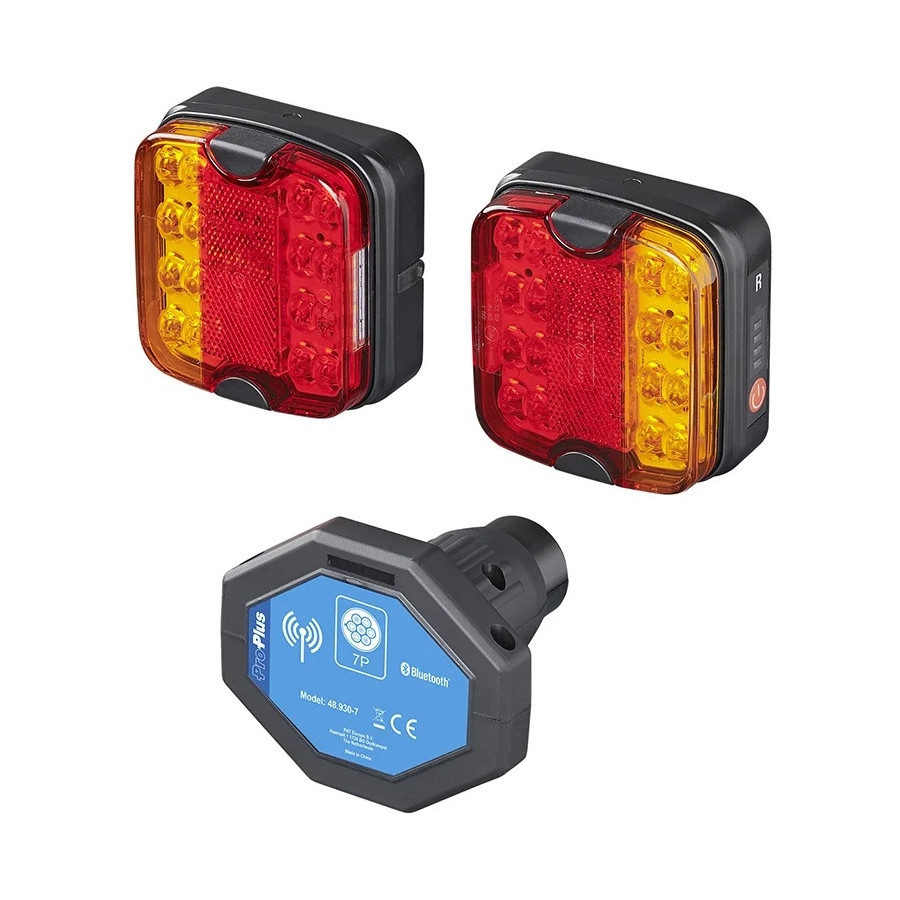 Sluimeren Voorbijganger schommel Aanhangerverlichtingsset LED met magneten draadloos (Bluetooth) 7-polig |  Winparts.be - Lichtbalk aanhanger