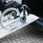 Oprijplaat aluminium vouwbaar voor rolstoel 122x73cm 270kg, voorbeeld 4