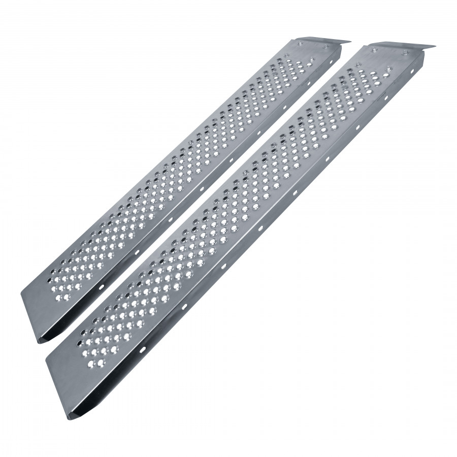 Practo Tools 2x oprijplaat mat staal 194cm staal
