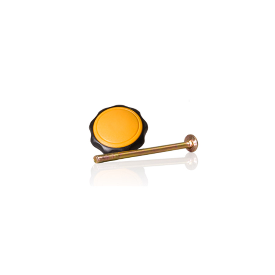 Nodig uit kleurstof consultant Spinder 10623 draaiknop zwart/geel met bout (2x) | Winparts.nl - Overige  onderdelen