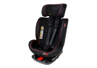 Carkids I-Size Barnstol Darcy 360° Vridbar 40-150cm Isofix Svart/Röd