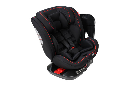 Carkids I-Size Barnstol Darcy 360° Vridbar 40-150cm Isofix Svart/Röd, bild 4