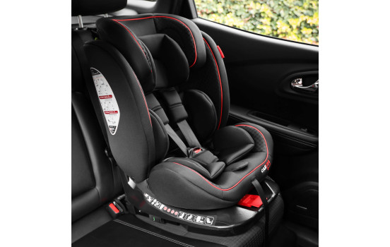 Carkids I-Size Barnstol Darcy 360° Vridbar 40-150cm Isofix Svart/Röd, bild 7