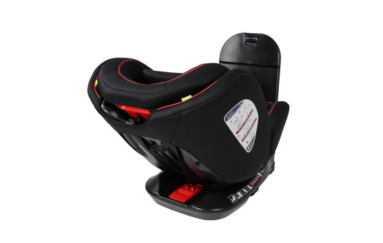 Carkids I-Size Barnstol Darcy 360° Vridbar 40-150cm Isofix Svart/Röd, bild 8