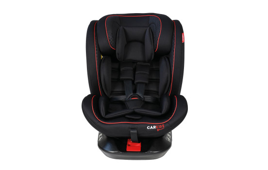 Carkids I-Size Barnstol Darcy 360° Vridbar 40-150cm Isofix Svart/Röd, bild 9