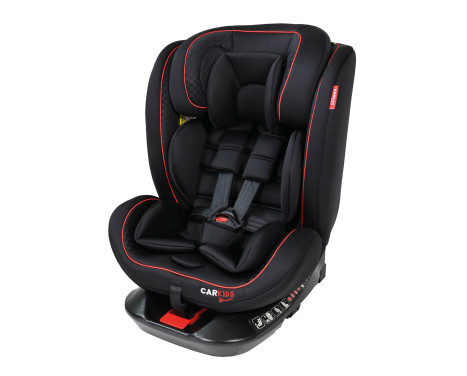 Carkids I-Size Barnstol Darcy 360° Vridbar 40-150cm Isofix Svart/Röd, bild 10