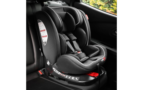 Carkids I-Size Barnstol Darcy 360° Vridbar 40-150cm Isofix Svart/Vit, bild 4