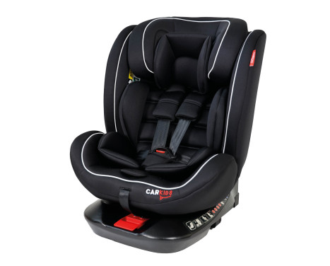 Carkids I-Size Barnstol Darcy 360° Vridbar 40-150cm Isofix Svart/Vit