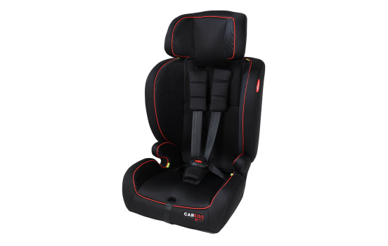 Carkids I-Size Barnstol Jessie 76-150cm Isofix Svart/Röd