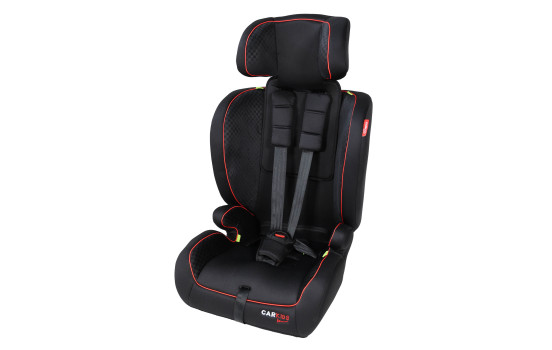 Carkids I-Size Barnstol Luca 76-150cm Svart/Röd