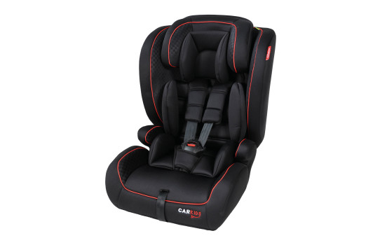 Carkids I-Size Barnstol Luca 76-150cm Svart/Röd, bild 2