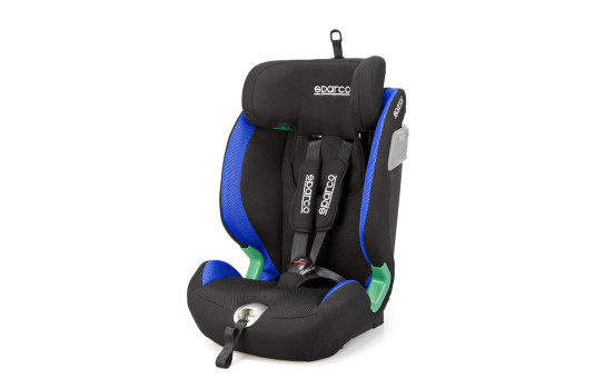 Sparco barnstol SK5000I (Isofix) Svart/Blå i-Size 76-150cm (ECE-R129/03), bild 2
