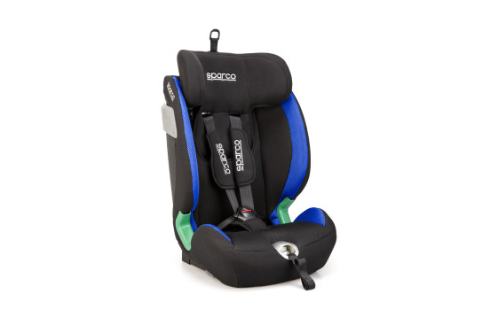 Sparco barnstol SK5000I (Isofix) Svart/Blå i-Size 76-150cm (ECE-R129/03), bild 3