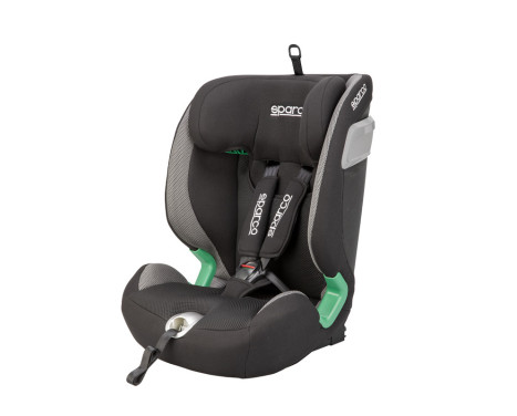 Sparco barnstol SK5000I (Isofix) Svart/Grå i-Size 76-150cm (ECE-R129/03)