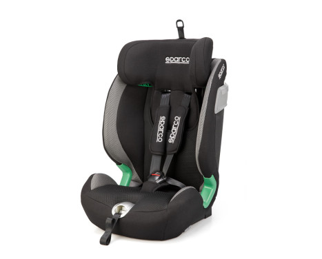 Sparco barnstol SK5000I (Isofix) Svart/Grå i-Size 76-150cm (ECE-R129/03), bild 2