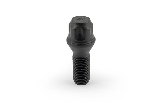 H&R Hjullåsuppsättning M14x1.50x28mm konisk Svart - 4 låsbultar inkl. Adapter, bild 2