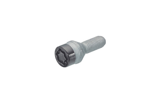 McGard Carriage Bolt Set M14x1,50 Svart - Konisk - Längd 27,3 mm (17 mm huvud)