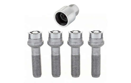 McGard vagnbultsats M14x1,50 - konisk R14 - Längd 37,1 mm (19 mm huvud)
