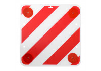Markerplatta plast 50x50cm med reflektorer