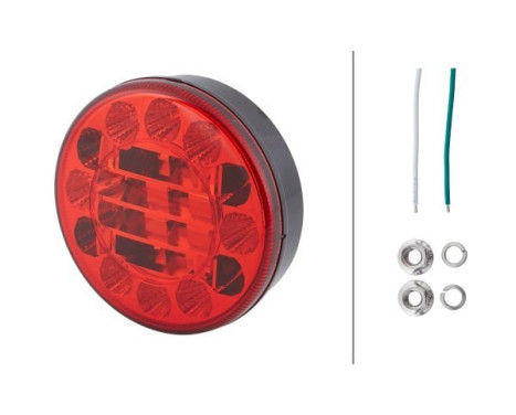 Dimbakljus LED 10-30V Ø122mm, bild 2