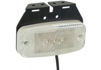 Sida lampa vit LED 9 - 32V