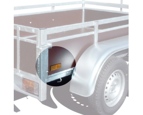 Reflektor 86x40mm Orange 2st., bild 2