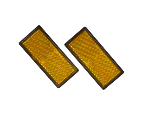 Reflektor 86x40mm Orange 2st.