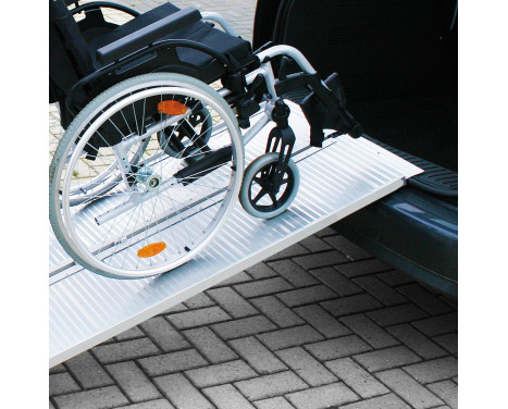 Vikbar platta aluminium vikbar för rullstol 183x73cm 270kg, bild 4