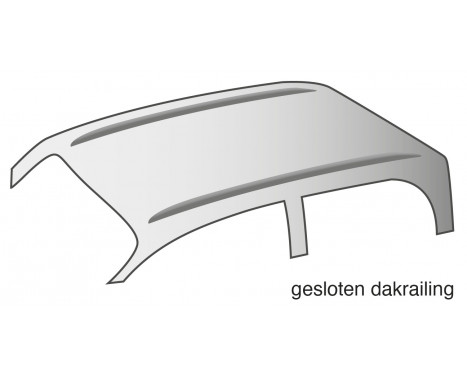 Twinny Load takräcken i aluminium A99 - Med stängda takräcken, bild 7