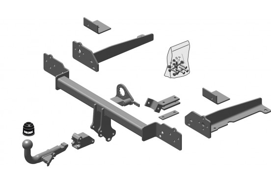 Afneembare trekhaak 411000 Brink