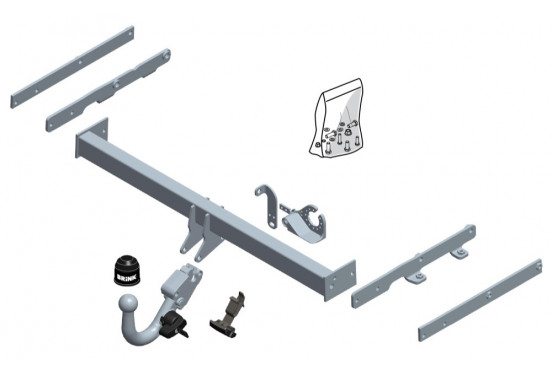 Afneembare trekhaak 581600 Brink