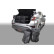 Ensemble sac de voyage Toyota C-HR 2016-présent 5 portes bicorps