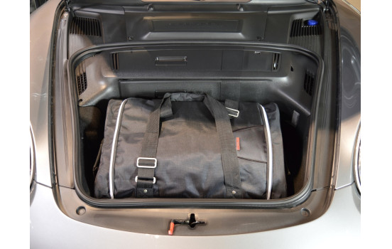 Set de sac de voyage Porsche Cayman / Boxster (987) 2WD + 4WD sans changeur de CD 2004-2012 coupé / cabrio, Image 2