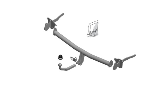 Barre de remorquage fixe 670800 Brink, Image 3