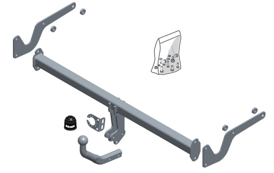 Barre de remorquage fixe 674300 Brink, Image 3