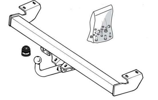 Dispositif d'attelage 214300 Brink