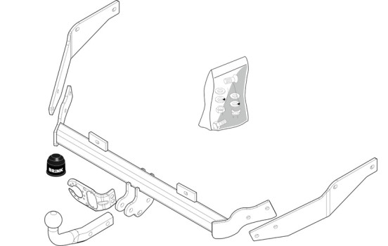 Dispositif d'attelage 268600 Brink, Image 3