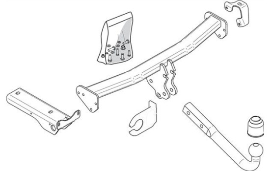 Dispositif d'attelage 435700 Brink, Image 3