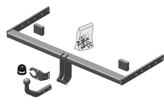 Dispositif d'attelage 509700 Brink