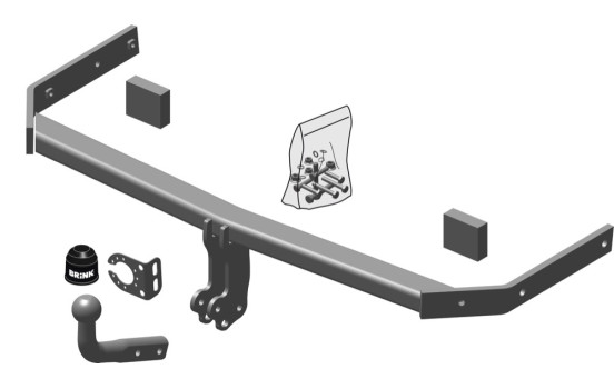 Dispositif d'attelage 518500 Brink