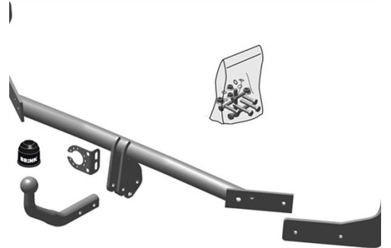 Dispositif d'attelage 536800 Brink, Image 3