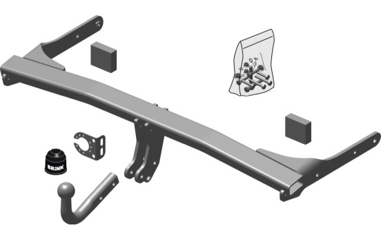 Dispositif d'attelage 539000 Brink