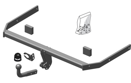 Dispositif d'attelage 541000 Brink